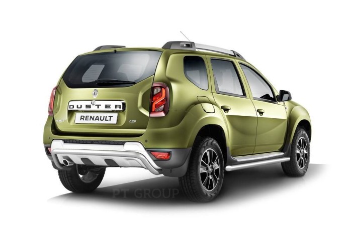 Защита заднего бампера 51мм (НПС) RENAULT Duster 2012-/ NISSAN Terrano 2014-
