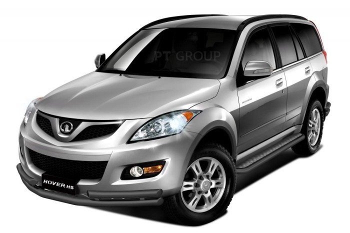 Защита порогов с алюм. площадкой 51мм ШАГРЕНЬ (ППК) GREAT WALL Hover H5 2011-/ HAVAL H5 2020-