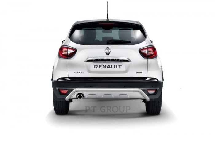 Защита заднего бампера 51мм "Волна" (НПС) RENAULT Kaptur 2016-