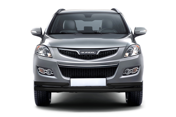 Защита переднего бампера двойная с углами 63/51 мм (ППК) на HAVAL H5 2020-