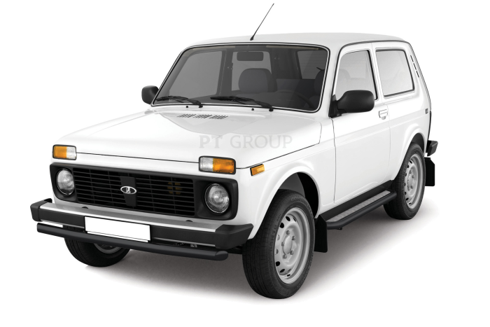 Защита переднего бампера одинарная 63мм (ППК) LADA "4х4 2121"/ 2131 1995-