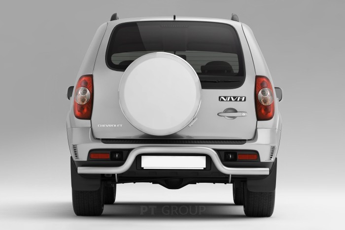 Защита заднего бампера 63мм "Волна" (ППК) CHEVROLET Niva 2009-2020/ LADA Niva 2020-