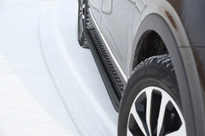 Защита порогов с алюм. площадкой 51мм (ППК) RENAULT Arkana 2019-