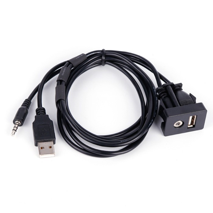 Розетка-удлинитель USB/AUX CU-4