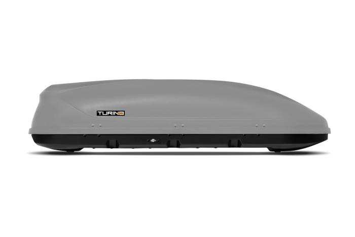 Бокс-багажник на крышу Аэродинамический "Turino Medium" ДВУСТОРОННЕЕ открывание  460л