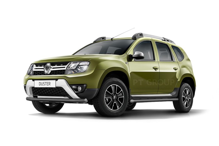 Защита переднего бампера одинарная 63мм (ППК) RENAULT Duster 2016-20/ NISSAN Terrano 2014-