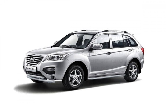 Защита порогов с алюм. площадкой 51мм ИСКРА (ППК) LIFAN X60 2012-
