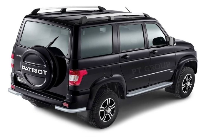 Защита порогов с алюм. площадкой 51мм ИСКРА (ППК) UAZ Patriot 2014-