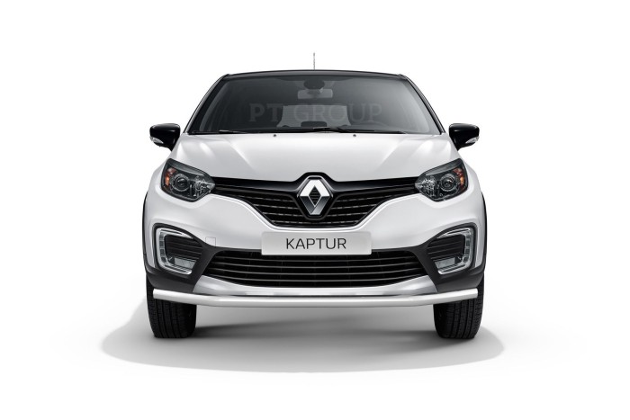 Защита переднего бампера одинарная 63мм (НПС) RENAULT Kaptur 2016-