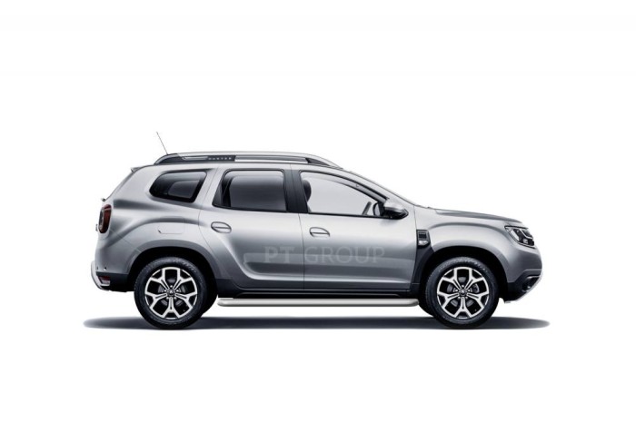 Защита порогов с алюм. площадкой 51 мм ИСКРА  (ППК) RENAULT Duster 2021-