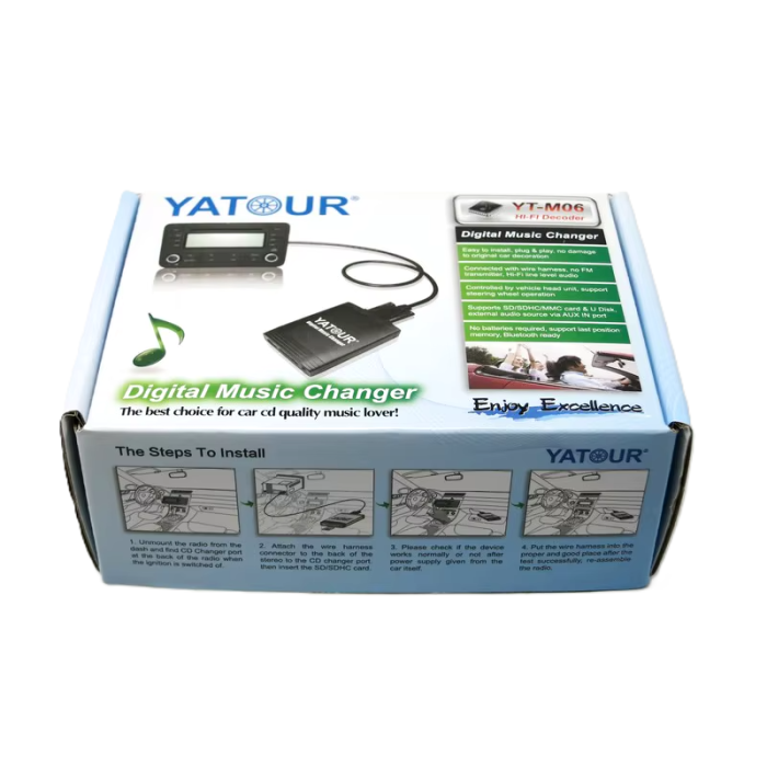 Адаптер Yatour YT-M06 VW8 для магнитол Volkswagen / Audi / Skoda 8-pin