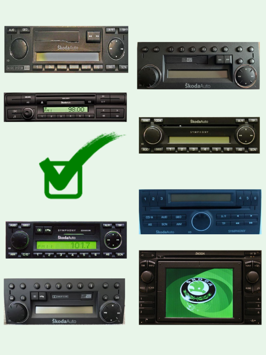 Адаптер Yatour YT-M06 VW8 для магнитол Volkswagen / Audi / Skoda 8-pin