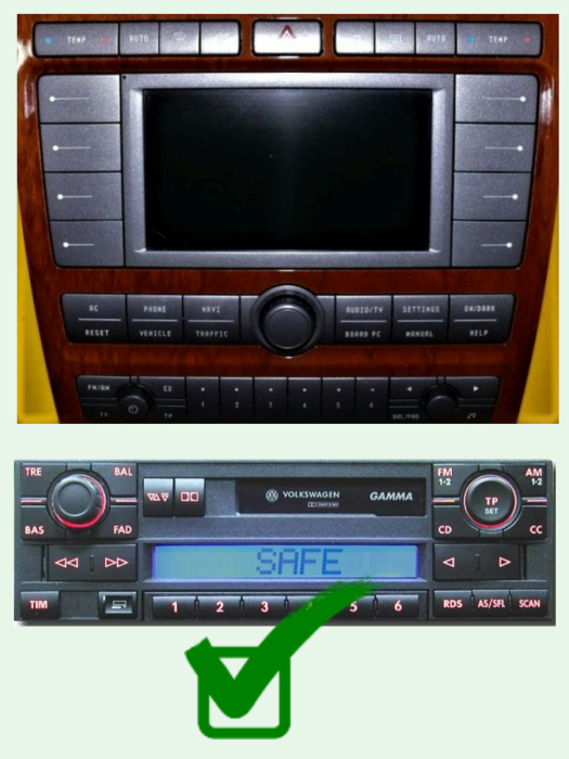 Адаптер Yatour YT-M06 VW8 для магнитол Volkswagen / Audi / Skoda 8-pin