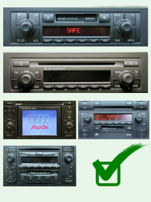 Адаптер Yatour YT-M06 VW8 для магнитол Volkswagen / Audi / Skoda 8-pin