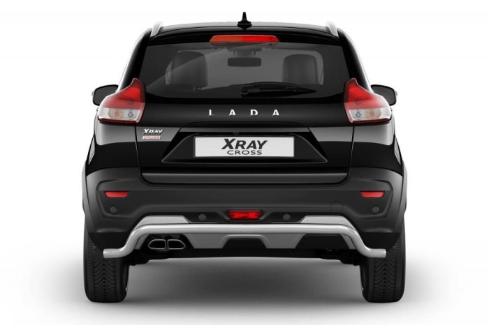 Защита заднего бампера 51мм "Волна" (НПС) LADA XRay Cross 2018-