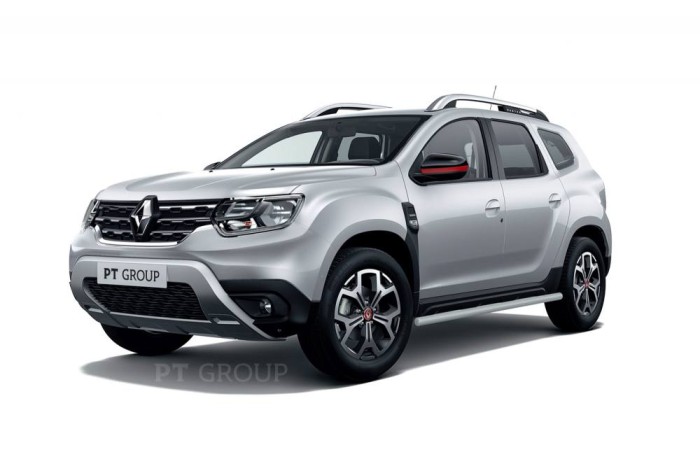 Защита порогов прямая 63 мм ИСКРА (ППК) RENAULT Duster 2021-