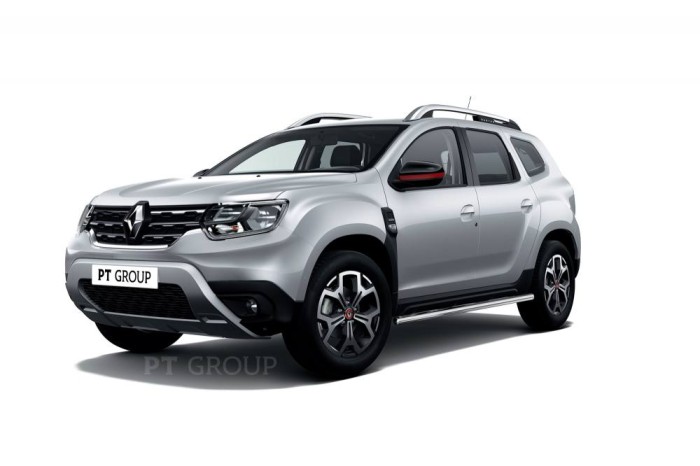 Защита порогов прямая 63 мм (НПС) RENAULT Duster 2021-