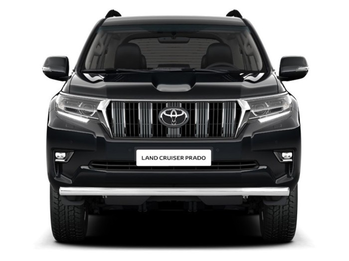 Защита переднего бампера одинарная 63мм (НПС) TOYOTA LAND CRUISER PRADO 150 2017-