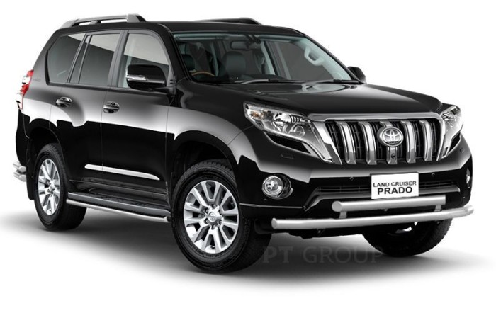 Защита переднего бампера двойная 63/63мм (НПС) TOYOTA LAND CRUISER PRADO 150 2013-2016