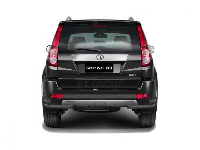 Защита заднего бампера двойная угловая 63/51мм ШАГРЕНЬ (ППК) GREAT WALL Hover H3 2014-2016