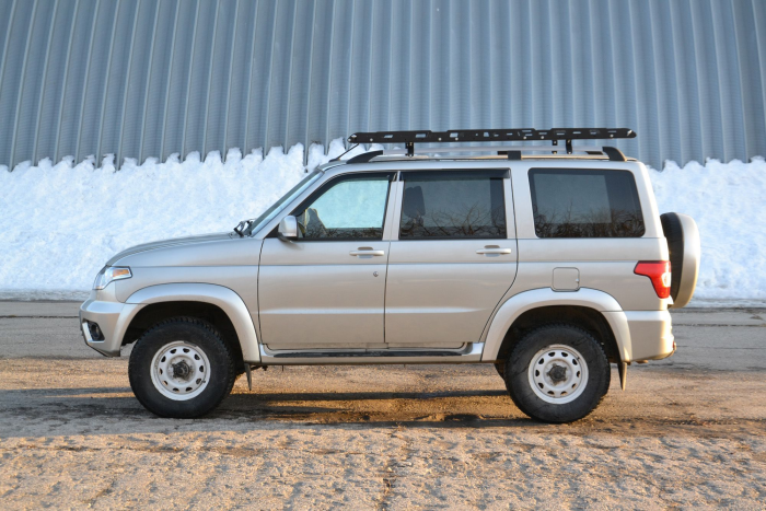 Багажник-корзина ШИРОКАЯ трехсекционная универсальная с основанием решетка (ППК) 2100х1300мм