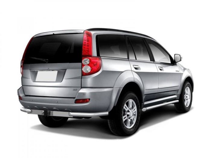 Защита заднего бампера угловая 63мм (НПС) HAVAL H5 2020-