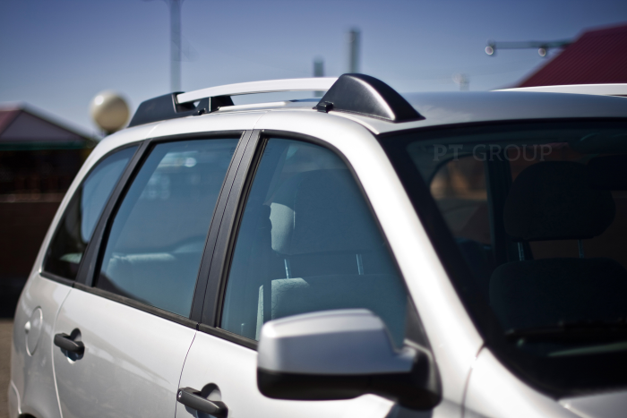 Рейлинги с поперечинами усиленные под крышу с ребром / LADA Kalina Универсал 2004-2013