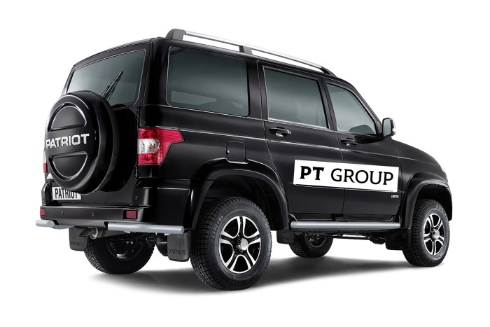 Защита заднего бампера угловая 63мм ИСКРА (ППК) UAZ Patriot 2014-