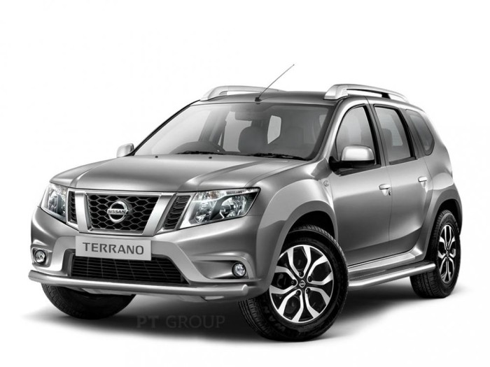 Защита порогов с алюм. площадкой 51мм (НПС) RENAULT Duster 2012-20/ NISSAN Terrano 2014-