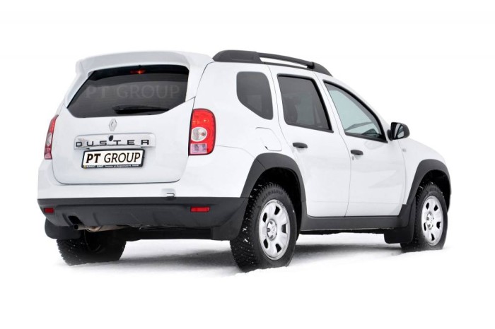 Защита порогов "Чистые штаны" (ABS) RENAULT Duster 2012-2020