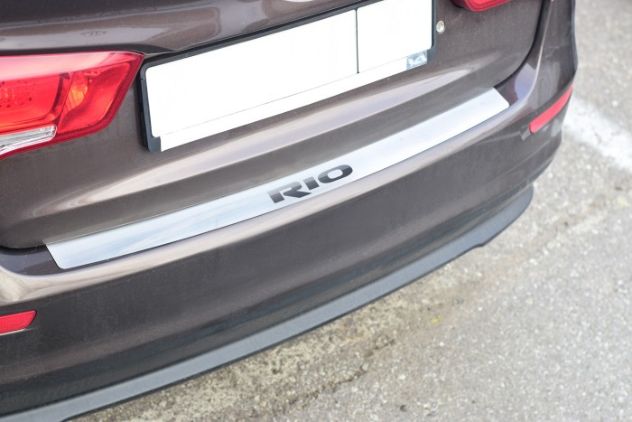 Накладка на задний бампер (НПС) KIA RIO Седан 2018-