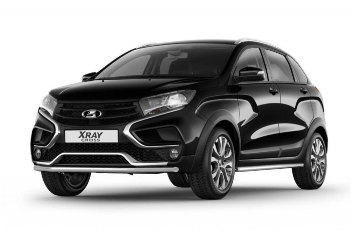 Защита переднего бампера одинарная 51мм (НПС) LADA XRay Cross 2018-