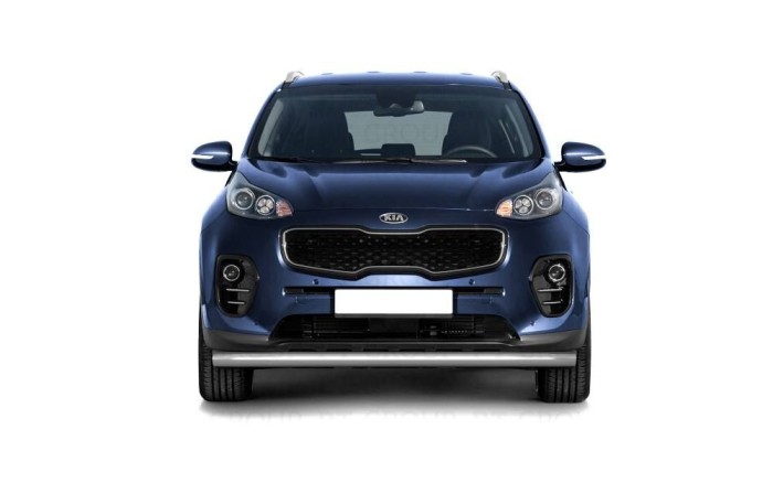Защита переднего бампера одинарная 63мм (НПС) KIA Sportage 2016-