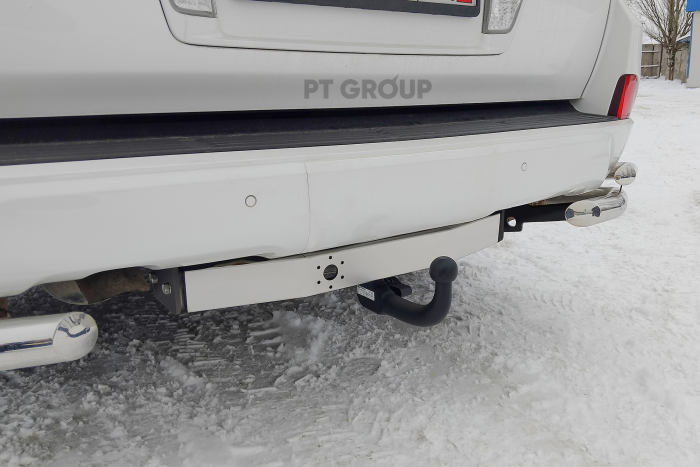 ТСУ/ тип AV / c НЕРЖ накладкой TOYOTA LC 200 2007-/ LEXUS LX 2016-2021