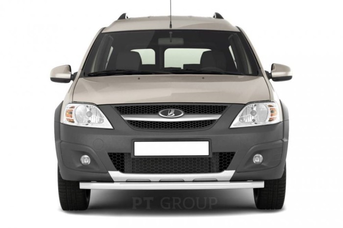 Защита переднего бампера одинарная 51мм (НПС) LADA Largus Cross 2015-20