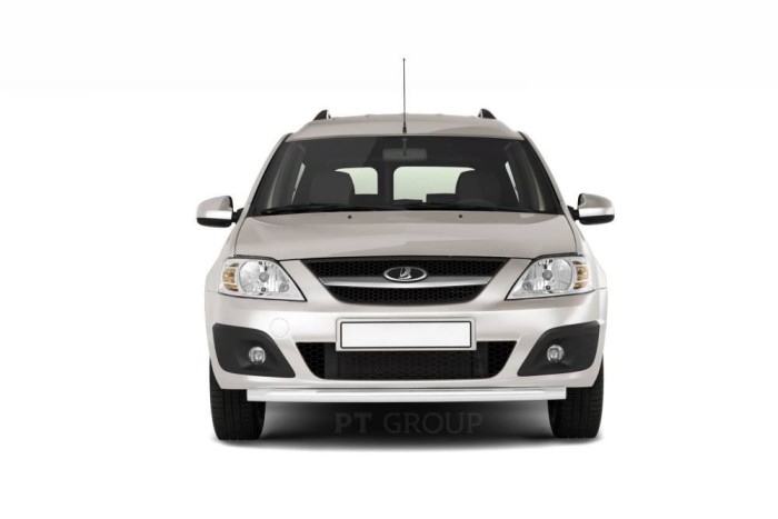 Защита переднего бампера одинарная 51мм (НПС) LADA Largus 2012-20