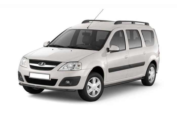 Защита переднего бампера одинарная 51мм (ППК) LADA Largus 2012-20
