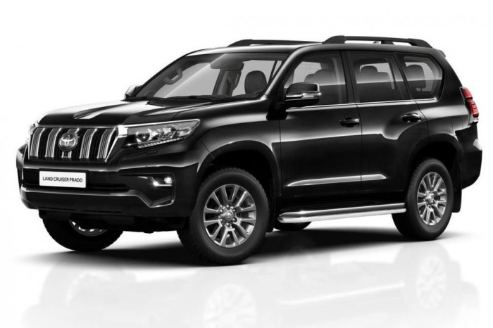 Защита порогов окантовка 51мм (НПС) TOYOTA LAND CRUISER PRADO 150 2013-