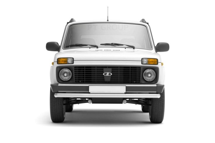 Защита переднего бампера одинарная 63мм (НПС) LADA "4х4 2121" 1995-