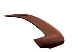 Спойлер "СПОРТ" крашен (ABS) RENAULT Duster 2012-2020/ NISSAN Terrano 2014-