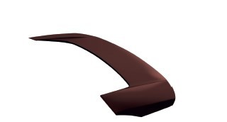 Спойлер "СПОРТ" крашен (ABS) RENAULT Duster 2012-2020/ NISSAN Terrano 2014-