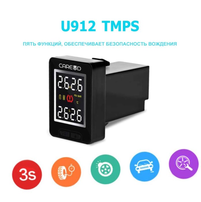 Cистема контроля давления в шинах Careud U912 для Toyota