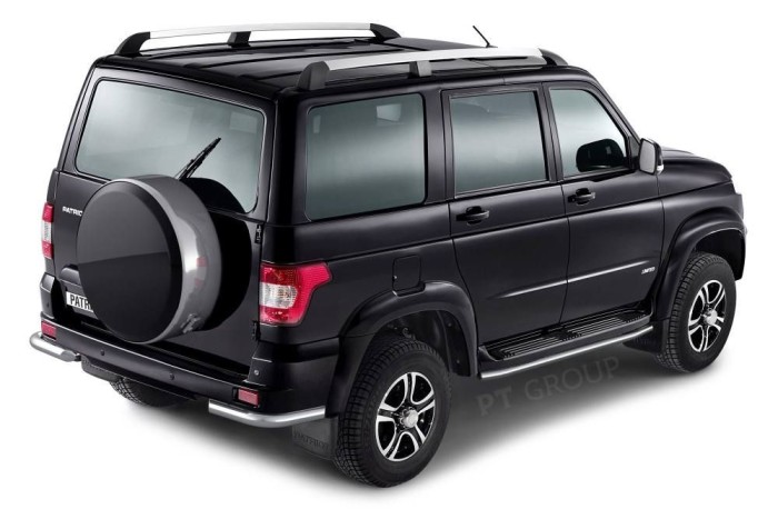 Защита порогов окантовка 51мм (НПС) UAZ Patriot 2014-