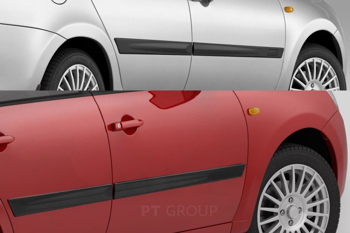 Молдинг дверей "Стрела" (ABS) LADA Granta Седан 2011-