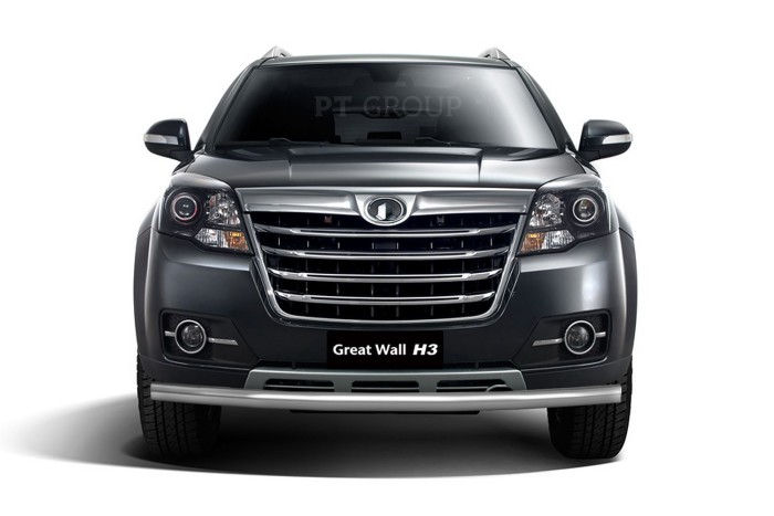 Защита переднего бампера одинарная 63мм (НПС) GREAT WALL Hover H3 2017-