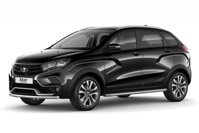 Защита порогов с алюм. площадкой 51мм (НПС) LADA XRay Cross 2018-