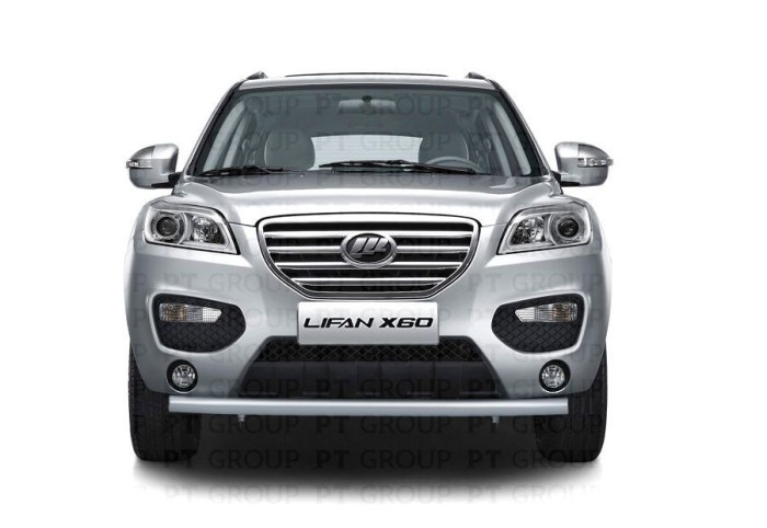 Защита переднего бампера одинарная 63мм ИСКРА (ППК) LIFAN X60 2012-2016
