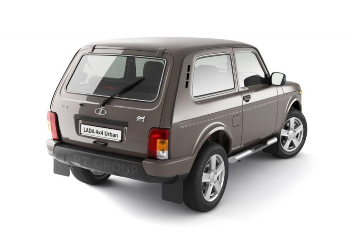 Защита порогов с накладками 76мм (НПС) LADA "4х4 2121" 1995-/ "4x4 URBAN" 2015-