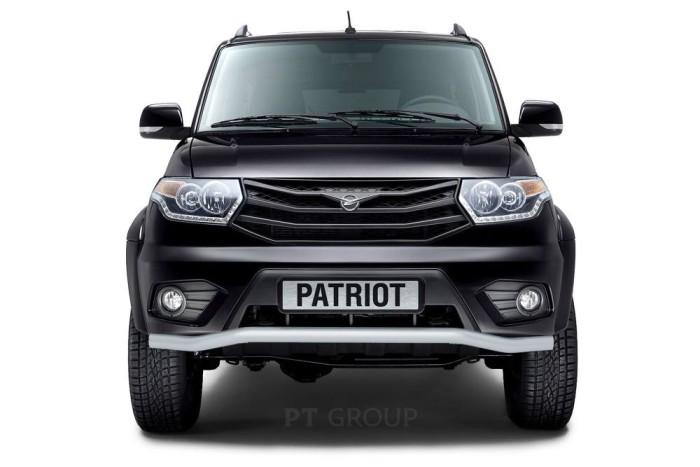 Защита переднего бампера 63мм "Волна" ИСКРА (ППК) UAZ Patriot 2014-