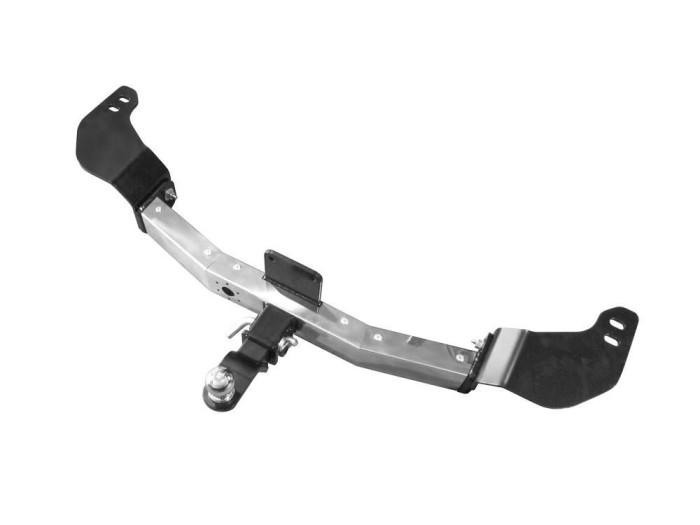 ТСУ /съемный квадрат/ с НЕРЖ накладкой TOYOTA LC 200 2007-/ LEXUS LX 2016-2021